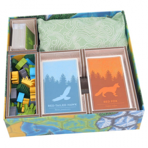 Folded Space Insert - Cascadia and Landmarks i gruppen SELSKABSSPIL / Tilbehør / Inserts & Organizers hos Spelexperten (FS-CSCDA)