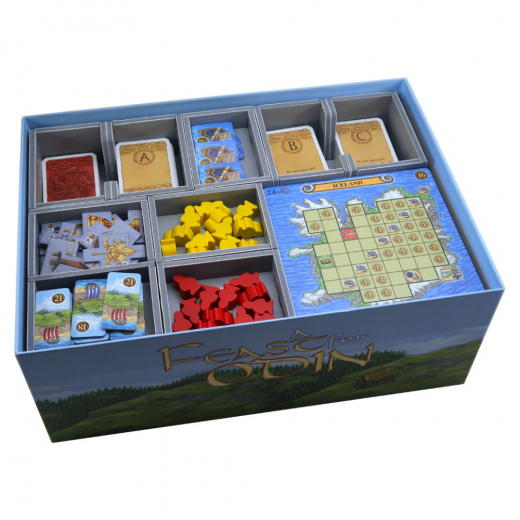 Folded Space Insert - A Feast for Odin + Expansions i gruppen SELSKABSSPIL / Tilbehør / Inserts & Organizers hos Spelexperten (FS-FOD)