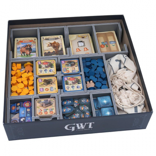 Folded Space Insert - Great Western Trail Second Edition i gruppen SELSKABSSPIL / Tilbehør / Inserts & Organizers hos Spelexperten (FS-GWTSE)