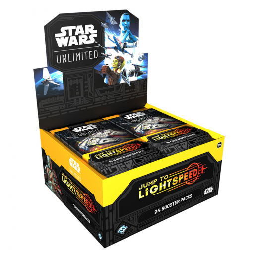 Star Wars: Unlimited - Jump to Lightspeed Booster Display i gruppen SELSKABSSPIL / Kortspil hos Spelexperten (FSWH0401-DIS)