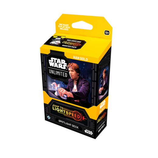 Star Wars: Unlimited - Jump to Lightspeed - Han Solo i gruppen SELSKABSSPIL / Kortspil hos Spelexperten (FSWH0410-HAN)