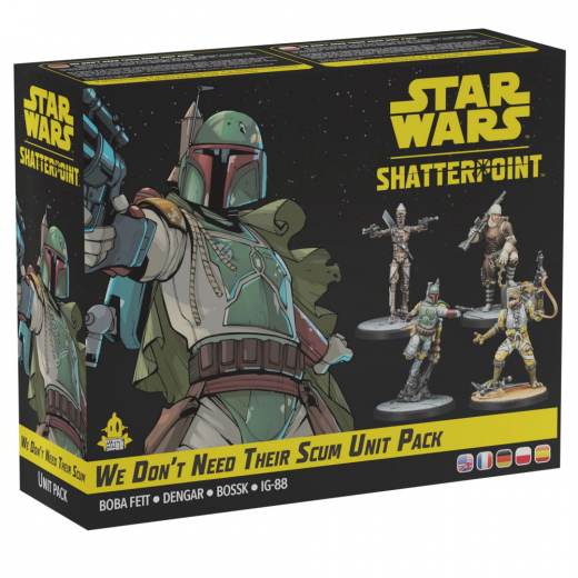 Star Wars: Shatterpoint - We Don’t Need Their Scum Squad Pack (Exp.) i gruppen SELSKABSSPIL / Spilserier / Star Wars Shatterpoint hos Spelexperten (FSWP25)