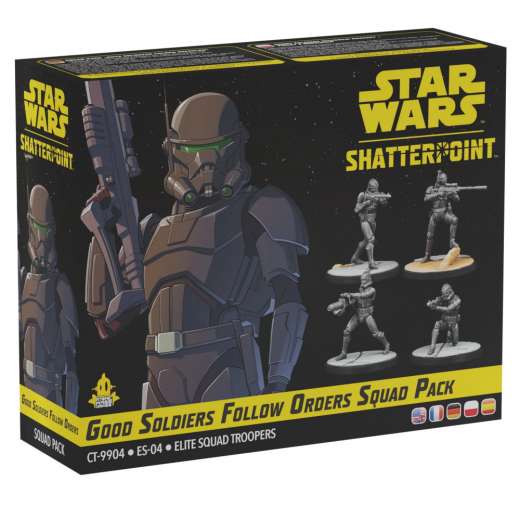 Star Wars: Shatterpoint - Good Soldiers Follow Orders Squad Pack (Exp.) i gruppen SELSKABSSPIL / Spilserier / Star Wars Shatterpoint hos Spelexperten (FSWP36)