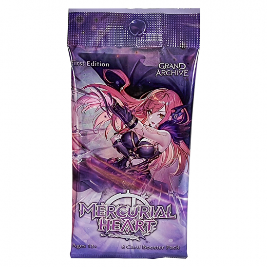 Grand Archive TCG: Mercurial Heart Booster Pack i gruppen SELSKABSSPIL / Kortspil hos Spelexperten (GA24B4-BOS)