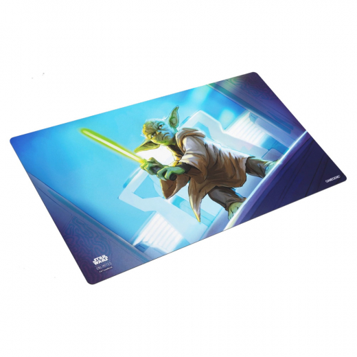 GameGenic Game Mat - Star Wars: Unlimited - Yoda i gruppen SELSKABSSPIL / Tilbehør / Andet hos Spelexperten (GGS40065ML)