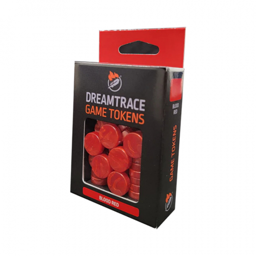 DreamTrace Game Tokens: Blood Red i gruppen SELSKABSSPIL / Tilbehør / Andet hos Spelexperten (GHDTTK03)