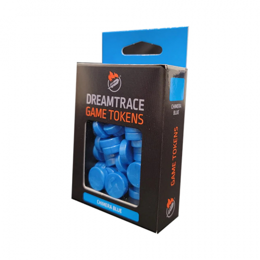 DreamTrace Game Tokens: Chimera Blue i gruppen SELSKABSSPIL / Tilbehør / Andet hos Spelexperten (GHDTTK05)