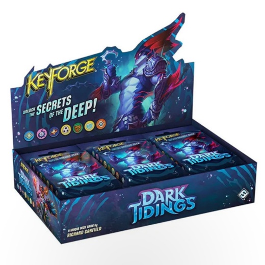 KeyForge: Dark Tidings - Archon Deck Display (Exp.) i gruppen SELSKABSSPIL / Kortspil hos Spelexperten (GHGKF12-DIS)