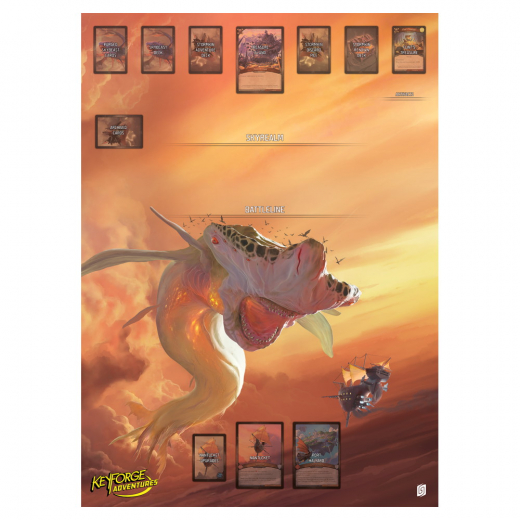 Playmat - KeyForge Adventures: The Great Hunt i gruppen SELSKABSSPIL / Tilbehør / Andet hos Spelexperten (GHGKFS58)