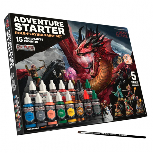 Army Painter: Gamemaster - Adventure Starter Role-playing Paint Set i gruppen SELSKABSSPIL / Tilbehør / Andet hos Spelexperten (GM1008)