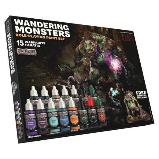 Army Painter: Gamemaster - Wandering Monsters Role-playing Paint Set i gruppen SELSKABSSPIL / Tilbehør / Andet hos Spelexperten (GM1009)