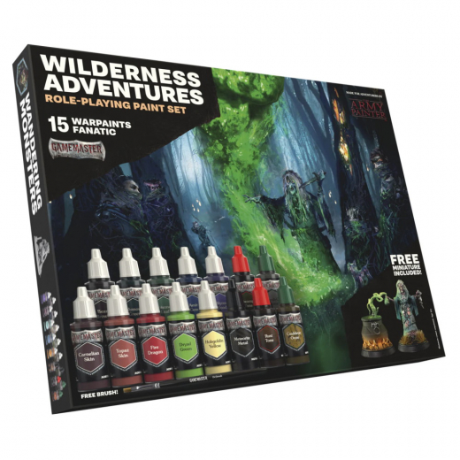 Army Painter: Gamemaster - Wilderness Adventure Role-playing Paint Set i gruppen SELSKABSSPIL / Tilbehør / Andet hos Spelexperten (GM1010)