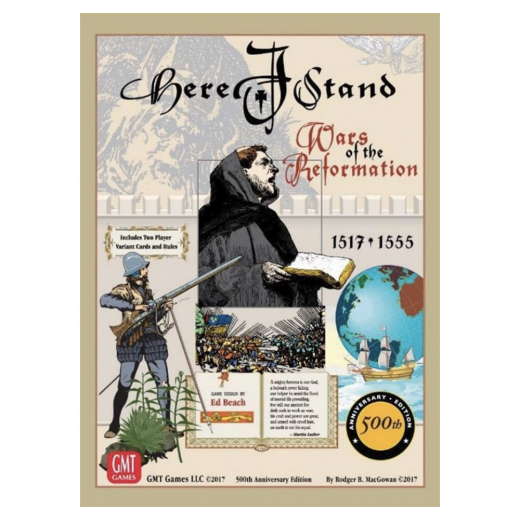 Here I Stand: Wars of the Reformation 1517-1555 - 500th Anniversary Edition i gruppen SELSKABSSPIL / Strategispil hos Spelexperten (GMT0512-24)