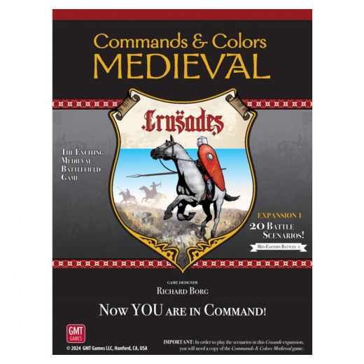 Commands & Colors: Medieval - Expansion 1 - Crusades Mid-Eastern Battles 1 i gruppen SELSKABSSPIL / Udvidelser hos Spelexperten (GMT2414)