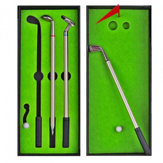 Golfpenne-sæt i gruppen LEGETØJ / Sjove gadgets / Sjove gaver hos Spelexperten (GOLF-PEN)