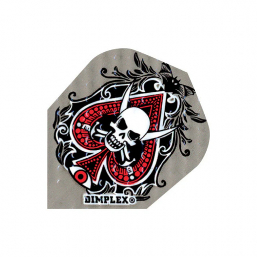 Harrows Flights - Spades Skull Dimplex i gruppen SPILLEBORD / Dart / Tilbehør hos Spelexperten (HF4008)