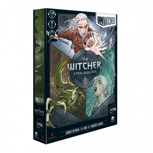 Unmatched: The Witcher - Steel & Silver i gruppen SELSKABSSPIL / Strategispil hos Spelexperten (IEL0389)