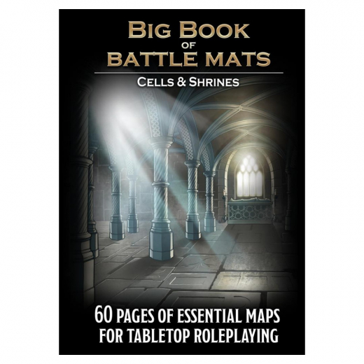 Big Book of Battle Mats - Cells & Shrines i gruppen SELSKABSSPIL / Rollespil hos Spelexperten (LBM055)