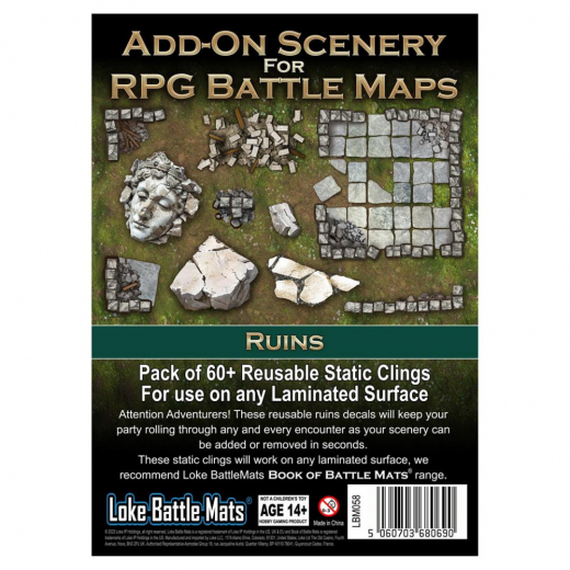 Add-On Scenery for RPG Maps - Ruins (Exp.) i gruppen SELSKABSSPIL / Rollespil hos Spelexperten (LBM058)