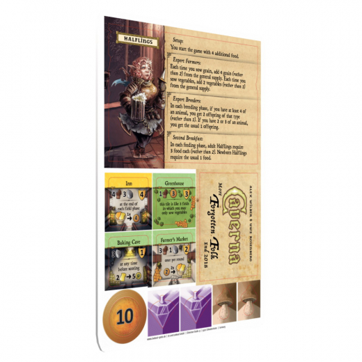 Caverna: More Forgotten Folk - The Halflings (Exp.) i gruppen SELSKABSSPIL / Udvidelser hos Spelexperten (LK0109)