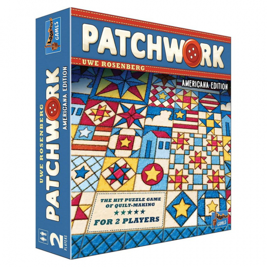 Patchwork: Americana Edition (EN) i gruppen SELSKABSSPIL / Familiespil hos Spelexperten (LK0623)