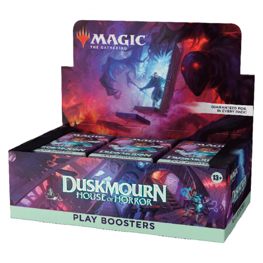 Magic: The Gathering - Duskmourn: House of Horror Play Booster Display i gruppen SELSKABSSPIL / Magic the Gathering hos Spelexperten (MAGD3444-DIS)