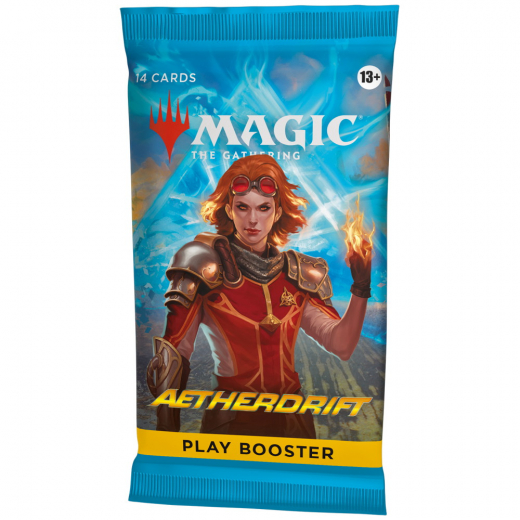 Magic: The Gathering - Aetherdrift Play Booster Pack i gruppen SELSKABSSPIL / Magic the Gathering hos Spelexperten (MAGD4131-BOS)