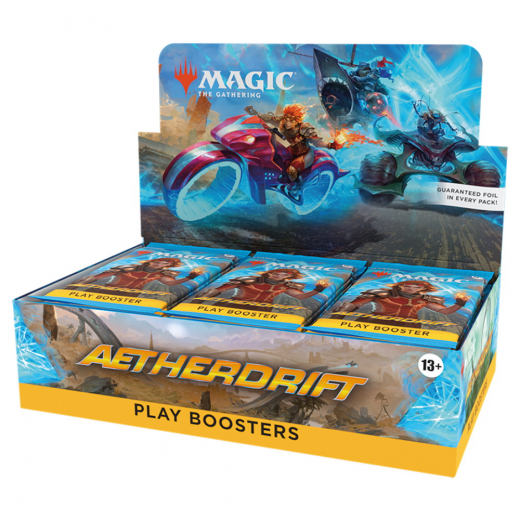 Magic: The Gathering - Aetherdrift Play Booster Display i gruppen SELSKABSSPIL / Magic the Gathering hos Spelexperten (MAGD4131-DIS)