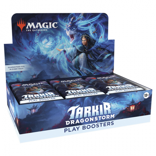 Magic: The Gathering - Tarkir: Dragonstorm Play Booster Display i gruppen SELSKABSSPIL / Magic the Gathering hos Spelexperten (MAGD4273-DIS)