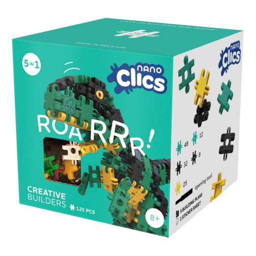 Nano Clics - Creative Builders - 125pcs i gruppen LEGETØJ / Byggeklodser / Clics hos Spelexperten (NC001)