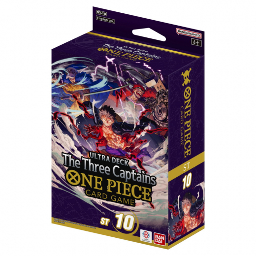 One Piece Card Game: The Three Captains - Ultimate Deck i gruppen SELSKABSSPIL / Kortspil hos Spelexperten (OPCGST10)