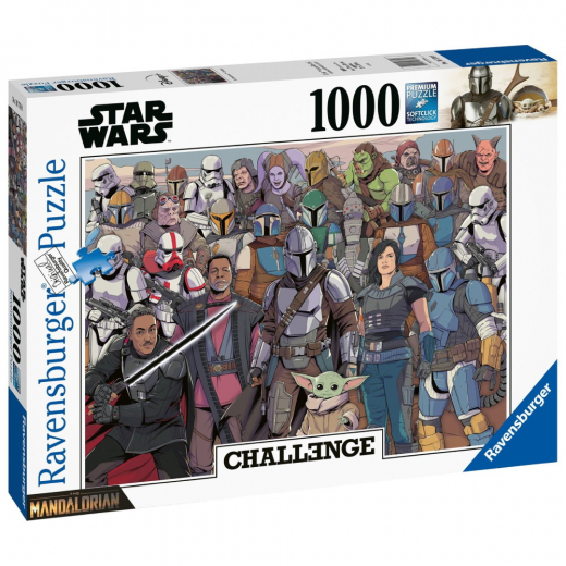 Ravensburger: The Mandalorian Challenge 1000 Brikker i gruppen PUSLESPIL / Ravensburger hos Spelexperten (PEG6770)