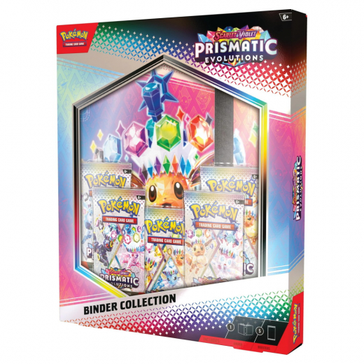 Pokémon TCG: Prismatic Evolutions Binder Collection i gruppen SELSKABSSPIL / Pokémon hos Spelexperten (POK10008)