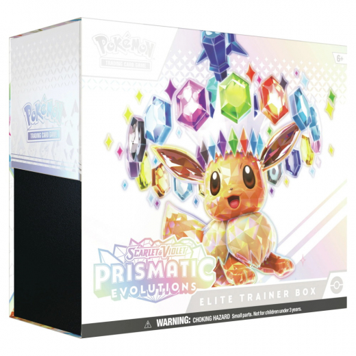 Pokémon TCG: Prismatic Evolutions Elite Trainer Box i gruppen SELSKABSSPIL / Pokémon hos Spelexperten (POK10013)