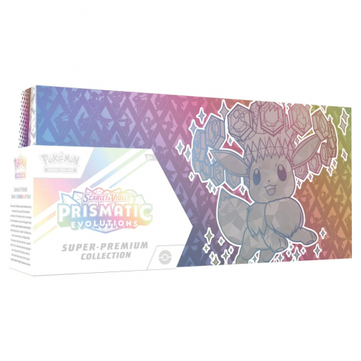 Pokémon TCG: Prismatic Evolutions Super-Premium Collection - Eevee i gruppen SELSKABSSPIL / Pokémon hos Spelexperten (POK10106)