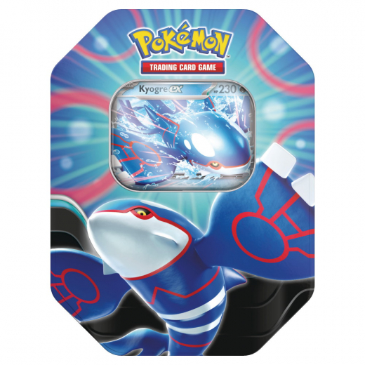 Pokémon TCG: Azure Legends Tin - Kyogre ex i gruppen SELSKABSSPIL / Pokémon hos Spelexperten (POK10128-KYO)