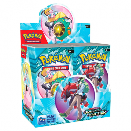 Pokémon TCG: Journey Together Booster Display i gruppen SELSKABSSPIL / Pokémon hos Spelexperten (POK10319-DIS)