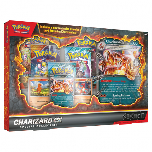 Pokémon TCG: Charizard ex Special Collection i gruppen SELSKABSSPIL / Pokémon hos Spelexperten (POK10417)