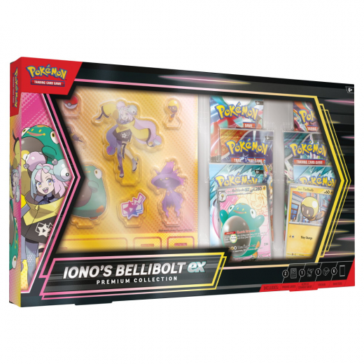 Pokémon TCG: Iono's Bellibolt ex Premium Collection i gruppen SELSKABSSPIL / Pokémon hos Spelexperten (POK10431)