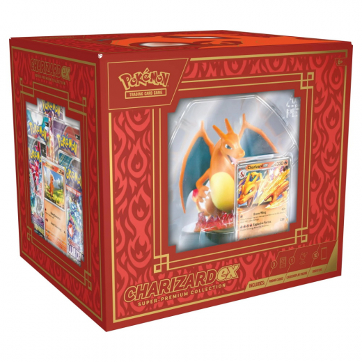 Pokémon TCG: Charizard ex Super Premium Collection i gruppen SELSKABSSPIL / Pokémon hos Spelexperten (POK11200)