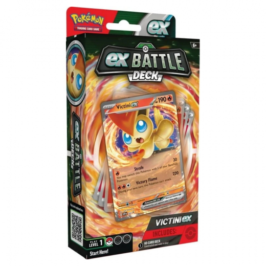 Pokémon TCG: Battle Deck - Victini ex i gruppen SELSKABSSPIL / Pokémon hos Spelexperten (POK85754-VIC)