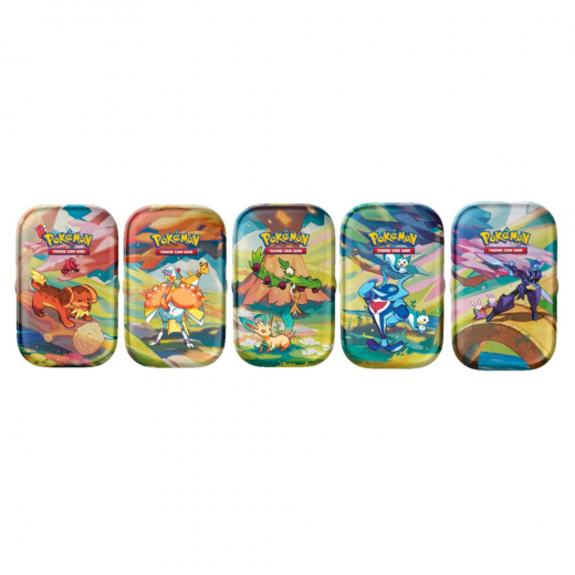 Pokémon TCG: Vibrant Paldea Mini Tin i gruppen SELSKABSSPIL / Pokémon hos Spelexperten (POK85767)