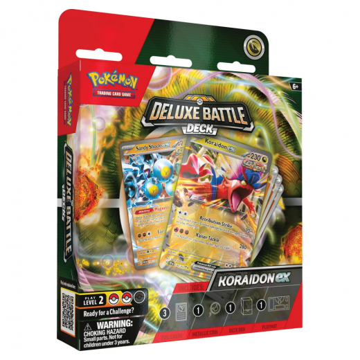 Pokémon TCG: Deluxe Battle Deck - Koraidon ex i gruppen SELSKABSSPIL / Pokémon hos Spelexperten (POK85830-KOR)