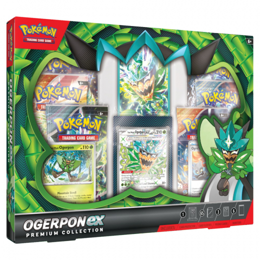 Pokémon TCG: Ogerpon ex Premium Collection i gruppen SELSKABSSPIL / Pokémon hos Spelexperten (POK85882)