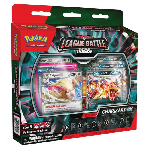 Pokémon TCG: League Battle Deck - Charizard ex i gruppen SELSKABSSPIL / Pokémon hos Spelexperten (POK85883)