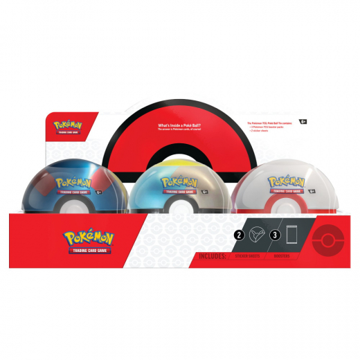 Pokemon TCG: Poké Ball Tin Fall 2024 i gruppen SELSKABSSPIL / Pokémon hos Spelexperten (POK85884)