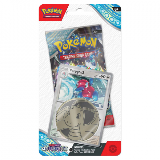 Pokémon TCG: Stellar Crown Checklane Porygon2 i gruppen SELSKABSSPIL / Pokémon hos Spelexperten (POK85912-POR)