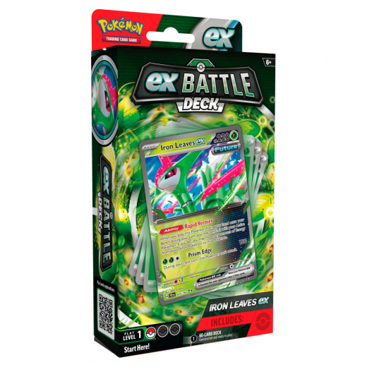 Pokémon TCG: Battle Deck - Iron Leaves ex i gruppen SELSKABSSPIL / Pokémon hos Spelexperten (POK86876-IRO)