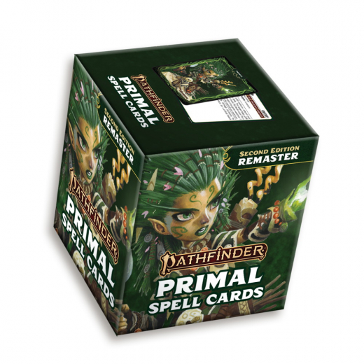 Pathfinder RPG: Primal Spell Cards (Remastered) i gruppen SELSKABSSPIL / Rollespil / Pathfinder hos Spelexperten (PZO10004MC)