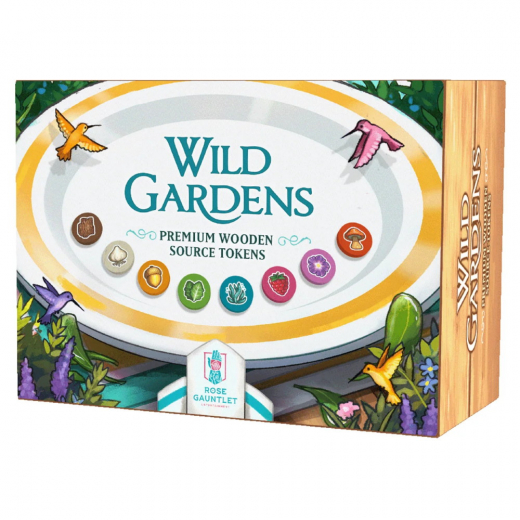 Wild Gardens: Premium Wooden Source Tokens (Exp.) i gruppen SELSKABSSPIL / Tilbehør / Andet hos Spelexperten (RGB03003)